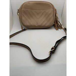 lola mae Tan Quilted Crossbody Bag, Trendy Design Shoulder Purse GR70